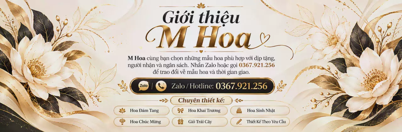 Ảnh bìa Shop hoa tươi Xã Xuân Lộc Đắk Lắk - Một món hoa, nhiều điều muốn nói